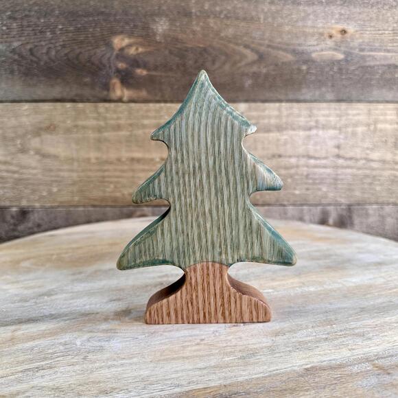 Eric and Albert - Wooden Forest Foliage Trees Waldorf Montessori Open Ended Toy - Picture 3 of 12